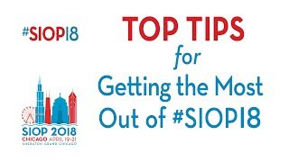 SIOP Tips for Conference Presenters