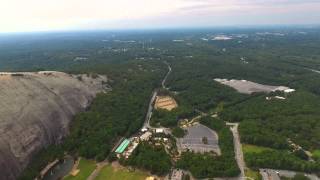 DJI Phantom 3 Pro Areal Footage Stone Mountain Atlanta Georgia
