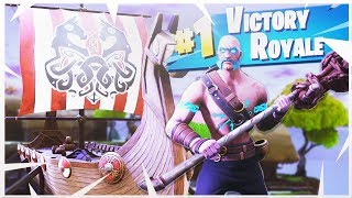 Going FULL VIKING in Fortnite Season 5! - NEW Viking Village Spawn Location + Viking Skin!