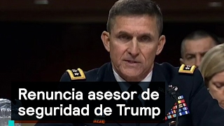 Renuncia asesor de seguridad de Trump - Trump - Denise Maerker 10 en punto