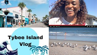 TYBEE ISLAND VLOG! BEACH + THE CRAB SHACK!