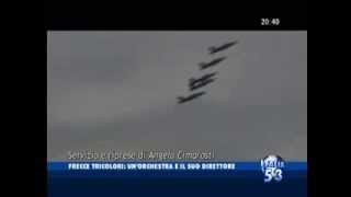 GLI SPETTACOLI DELLE FRECCE TRICOLORI (TG CANALE ITALIA DEL 18.03.2014)