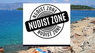 NUDIST CAMP VRBOSKA, HVAR - the beach, July 2016