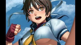 Darkstalkers vs Street Fighter V5 (M.U.G.E.N.)-Sakura Gameplay.