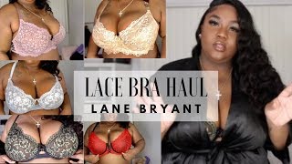 PLUS SIZE LACE BRA HAUL || LANE BRYANT X CACIQUE