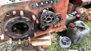Т-40 убили коробку ,ремонт дифференциала , поэтапная разборка.T-40 TRACTOR REPAIR OF DIFFERENTIAL.