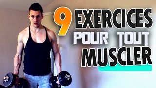 Musculation avec haltères : 9 Exercices pour tout muscler !