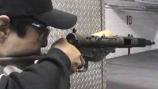 hidenobu1964実弾射撃  STEN MkⅡ 9mm  burst