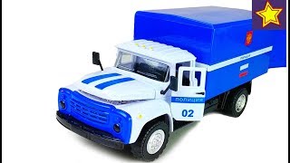 Полицейская машинка Фургон ЗИЛ Погоня за преступниками Police car toys for kids