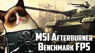 World of Tanks 9.19.1 (2K & Full HD) vs GTX 1050 Ti / i3-4160 / 8GB DDR3 [MSI Afterburner]