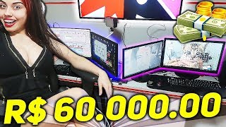 PC GAMER de R$ 60 MIL da MINHA NAMORADA !!