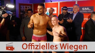 SES-Box-Gala: Offizielles Wiegen