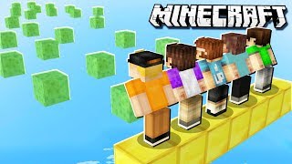 THE PALS vs SLIME BOUNCE PARKOUR RACE! (Minecraft)