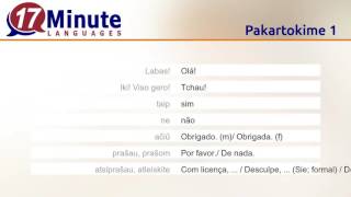 Nemokama portugalų kalbos pamokėlė