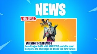 How To Unlock "NEW FREE DARK LOVE RANGER" Skin In Fortnite (Valentines Exclusive Skin)