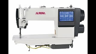 AURORA А-7300M, полусухая голова, автоматические функции, дизайнерские строчки и сенсорная панель