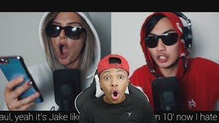 Jake Paul Diss Track ft. EX-GIRLFRIEND (Alissa Violet) & Ricegum Reaction