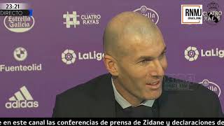 Rueda de prensa de ZIDANE post VALLADOLID 0-1 REAL MADRID (26/01/2020)