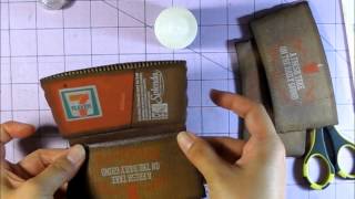 Coffee Sleeve Mini Album Binding Tutorial