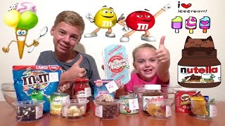 Мороженое  ЧЕЛЛЕНДЖ ДЛЯ ДЕТЕЙ Ice cream CHALLENGE РАЗВЛЕЧЕНИЕ ДЛЯ ДЕТЕЙ Мороженое дети делают сами