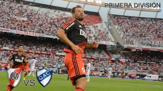 River 5 vs. Quilmes 1 - Primera División 2016 - Fecha 1 - Goles