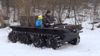 Испытания бюджетного вездехода "Охотец"