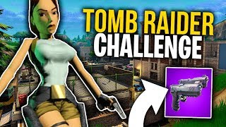 TOMB RAIDER CHALLENGE W FORTNITE!
