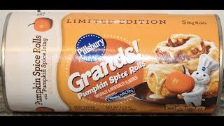 Pillsbury Grands! Pumpkin Spice Rolls made with Cinnabon Review