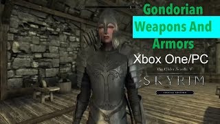 Skyrim SE Xbox One/PC Mods|Gondorian Weapons And Armors