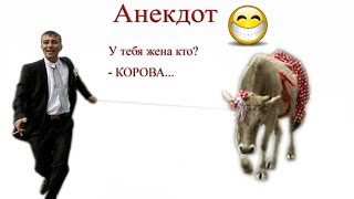 Анекдот. У тебя жена кто? - КОРОВА! Смех! Юмор! Позитив!