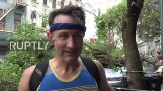 USA: New Orleans locals react after Hurricane Ida leaves destruction in its wake