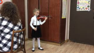 Крашенинникова Дарина скрипка 7 лет Этюд Комаровский Боровский Галоп