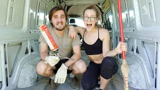 STARTING VAN LIFE OVER | van conversion renovation