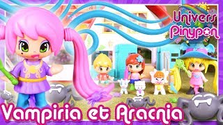 Les PETITES SORCIÈRES Pinypon apprennent à VOLER ✨? VAMPIRIA et ARACNIA essaient leurs pouvoirs