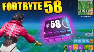 Fortnite Fortbyte 58 ? Posaunen Noob | Alle Fortbyte Orte Season 9 Utopia Skin Deutsch