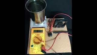 Thermoelectric Generator - How to make a DIY HOT Water Generator