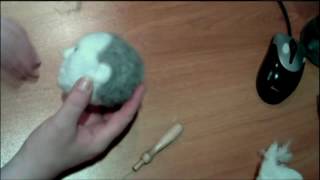 причёска "пушок " для кукол из капрона и синтепона