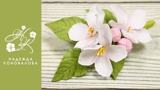 Весенняя брошь из фоамирана
