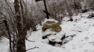 Дорога в монастырь Феодора Стратилата. Крым. Зима. 16 минут