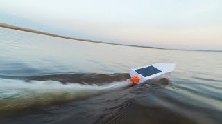 Катер на радиоуправлении из ПВХ пластика своими руками - 1 часть (Сборка и первые тесты)
