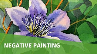 Negative Painting Technique