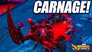 CARNAGE & SPIDER-VERSE GAMEPLAY! - Marvel Strike Force
