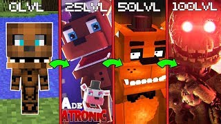 КАК ПРОКАЧАТЬ МИШКА ФРЕДДИ МУТАНТ МОБ ДО 100 УРОВНЯ В МАЙНКРАФТ | ЛАЙФХАК MINECRAFT Мультик