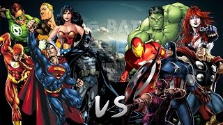 Los Vengadores vs La Liga de la Justicia. Épica Batalla Final de Rap del Frikismo | Keyblade & Otros