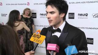 Ian Somerhalder Plans a Champagne-Filled Night Off