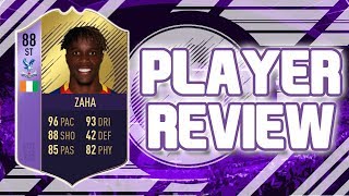 FIFA 18 - POTM 88 RATED WILFIRED ZAHA PLAYER REVIEW!!! FIFA 18 ULTIMATE TEAM PLAYER REVIEW!!!
