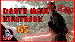 65 Darth Maul Killstreak (PC) | Battlefront 2 4K 60FPS Gameplay