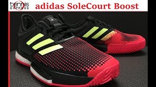 adidas SoleCourt Boost Tennis Shoe Preview | Tennis Express