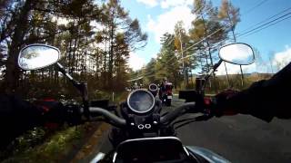 2010/11/03信州松原湖ツーリング（１） V-MAXオンボード GoPro-HD Chest Mount Harness