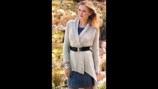 Вязание для Начинающих Спицами - Кардиганы - модели 2019 / Knitting for Beginners with Cardigans